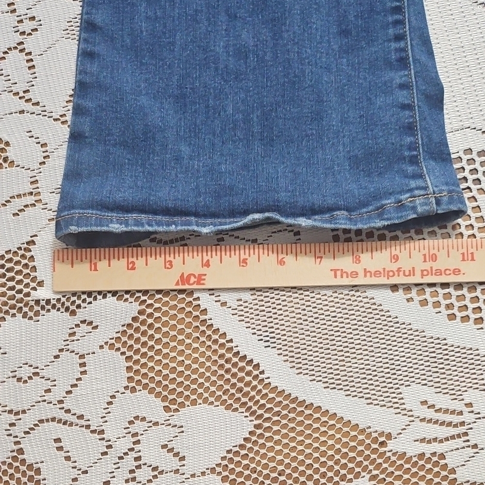 Jessica Simpson Blue Flare Wide Leg Jeans - Picture 6 of 11